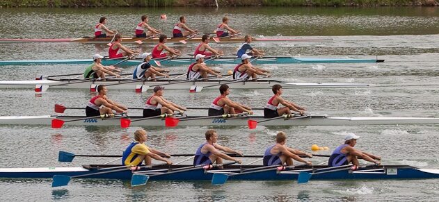 Foto: Veslování - závod čtyřky párové