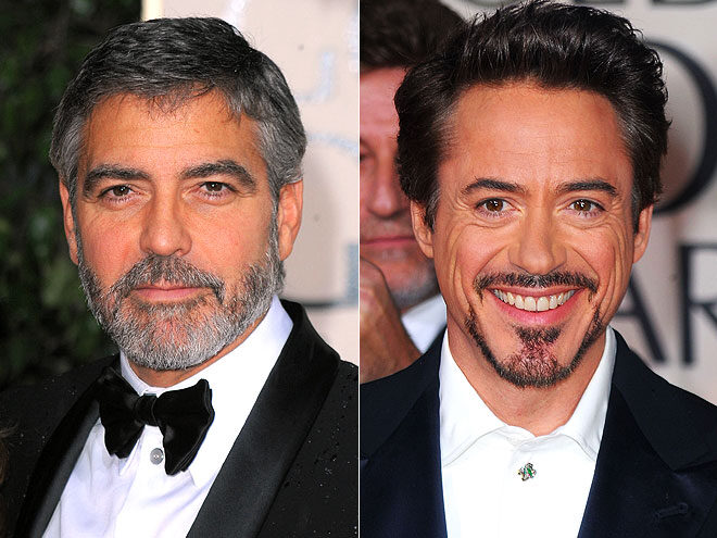 FOTO: George Clooney a Robert Downey Jr.