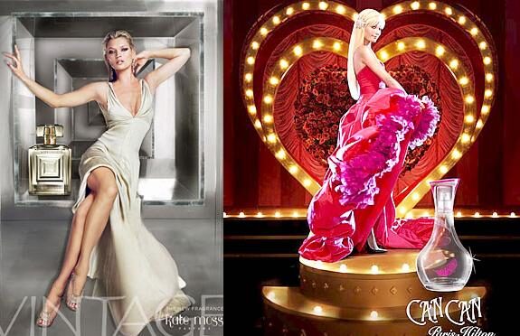 FOTO: Parfémy od Kate Moss A Paris Hilton