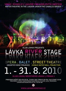 Plakát k projektu LÁVKA RIVER STAGE