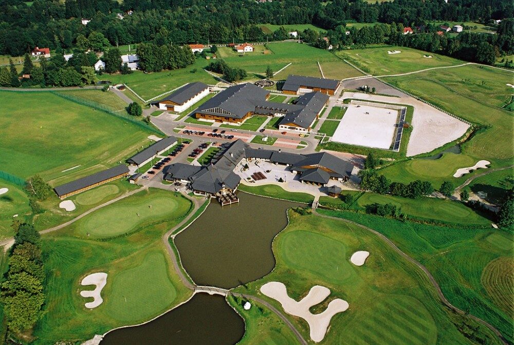 FOTO:Pohled na areál Prosper Golf Resort Čeladná